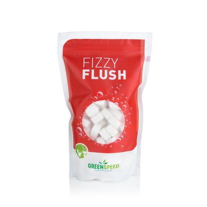 GREENSPEED WC-Reiniger Fizzy Flush Tüte Kunststoff 75 x 15 g/Pack.