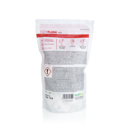 GREENSPEED WC-Reiniger Fizzy Flush Tüte Kunststoff 75 x 15 g/Pack.