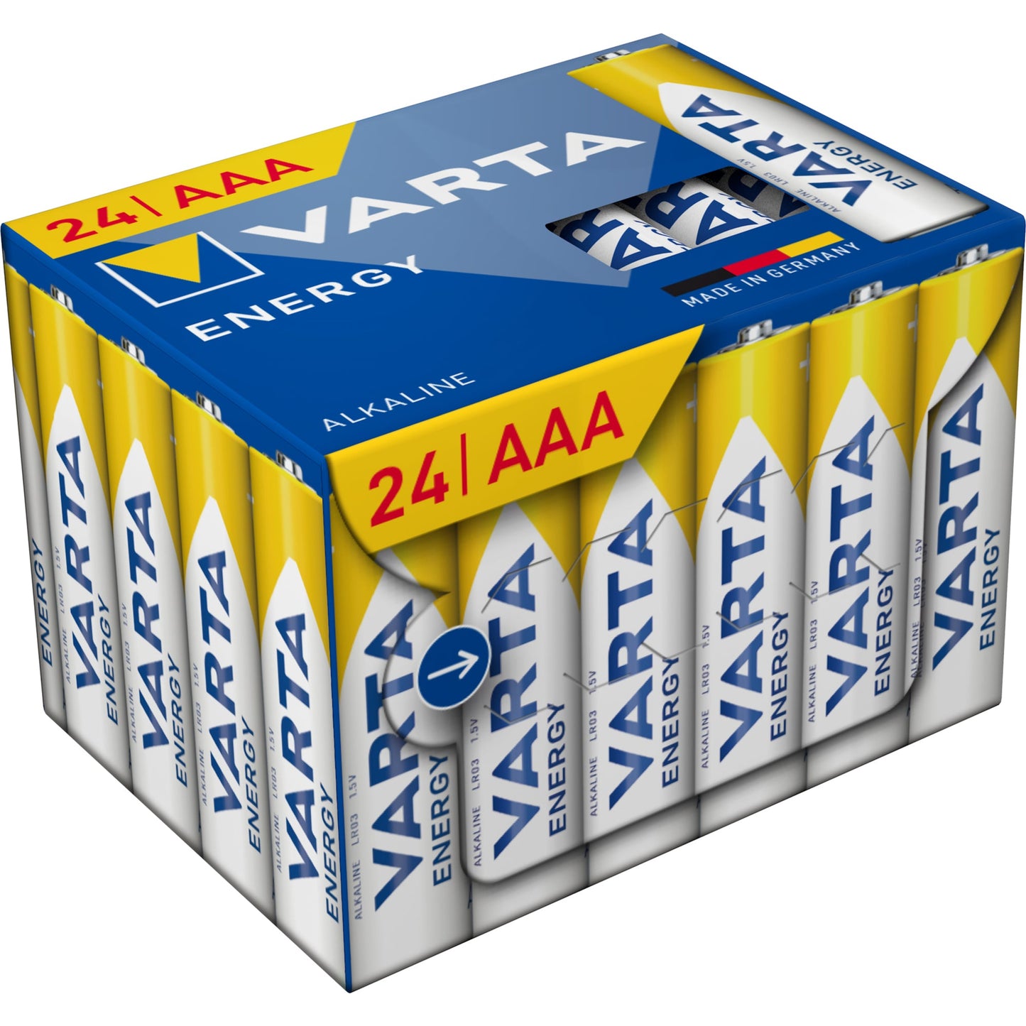 Varta Batterie Energy AAA/Micro LR03 Alkaline 1,5V 1.160 mAh 24 St./Pack.