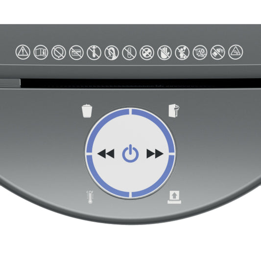 Leitz Aktenvernichter IQ OptiMax Small Office 350 P-5 Papier, Heftklammern, Büroklammern Partikelschnitt 9 Bl. weiß