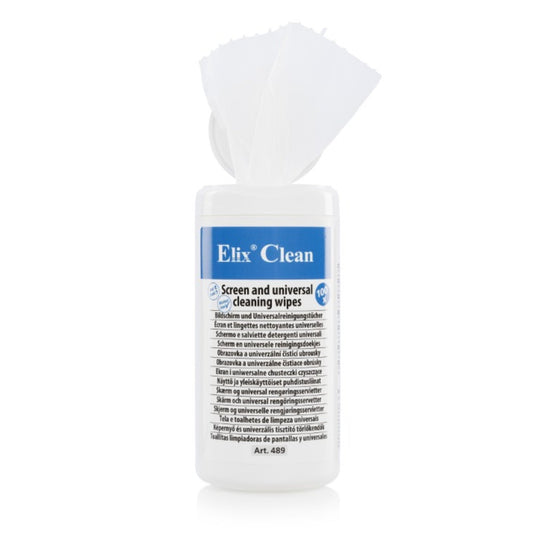 Elix Clean Reinigungstuch Bildschirme, Oberflächen 100 St./Pack.