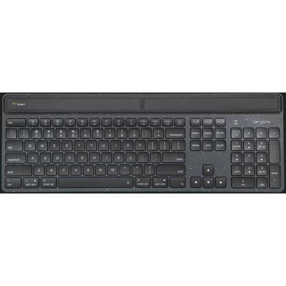 Targus Tastatur EcoSmartT Bluetooth® BLE 5.0 10m inkl. USB-C/USB-A Ladekabel (1,5 m) schwarz