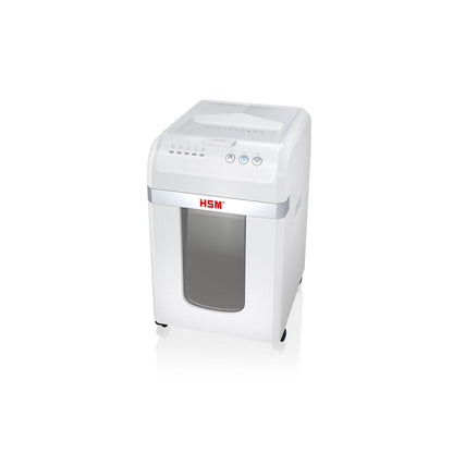 HSM® Aktenvernichter shredstar X300 P-4 Papier, Heftklammern, Büroklammern, Kreditkarten Partikelschnitt weiß