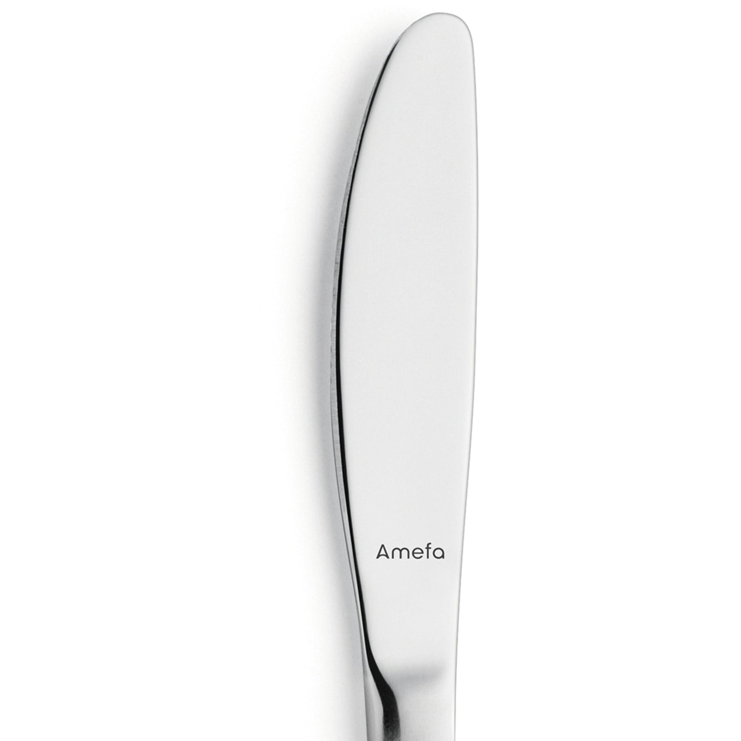 Amefa Messer DANTE Vollheft Mehrweg 21,5cm Klingenstahl 13/0, Edelstahl 18/0, mattiert silber 12 St./Pack.