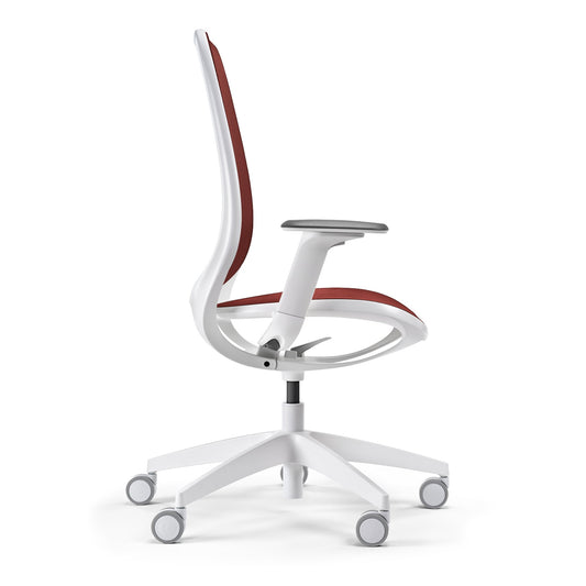 Sedus Bürodrehstuhl se:air 39-52cm Kinetic-Swing-Mechanik Rolle weich gebremst (für Hartboden) Kunststoff rot/weiß