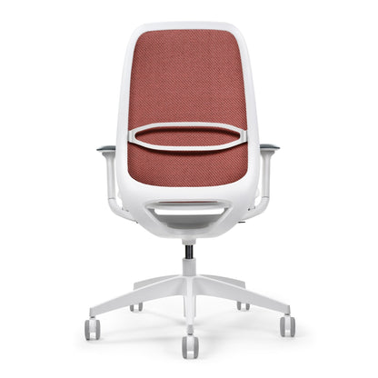 Sedus Bürodrehstuhl se:air 39-52cm Kinetic-Swing-Mechanik Rolle weich gebremst (für Hartboden) Kunststoff rot/weiß