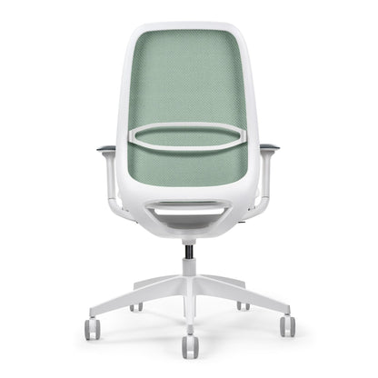 Sedus Bürodrehstuhl se:air 39-52cm Kinetic-Swing-Mechanik Rolle weich gebremst (für Hartboden) Kunststoff grün/weiß