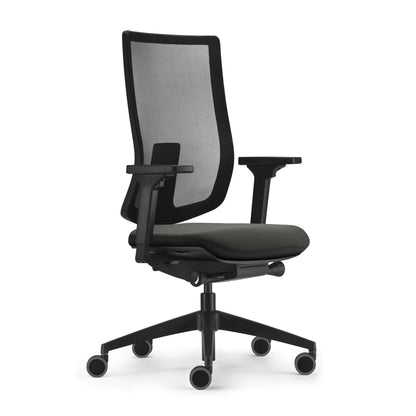 Sedus Bürodrehstuhl se:do PRO light 2 39-52cm Synchronmechanik Rolle weich gebremst (für Hartboden) Kunststoff