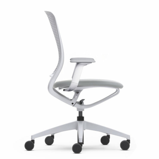 Sedus Bürodrehstuhl se:motion 42-53cm Kinetic-Swing-Mechanik Rolle weich gebremst (für Hartboden) Kunststoff hellgrau