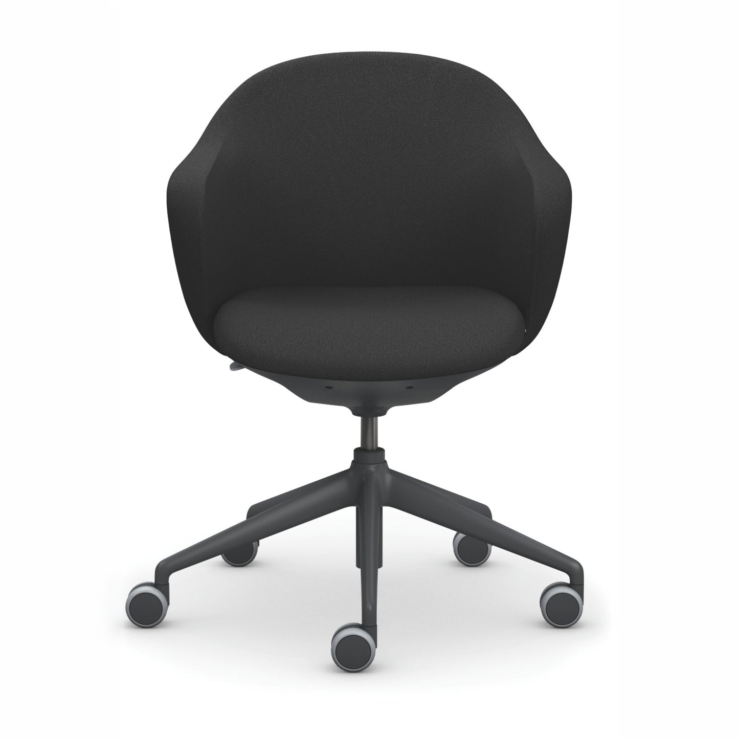 Sedus Bürodrehstuhl se:flair 40-51cm Kinetic-Swing-Mechanik Rolle weich gebremst (für Hartboden) Kunststoff schwarz