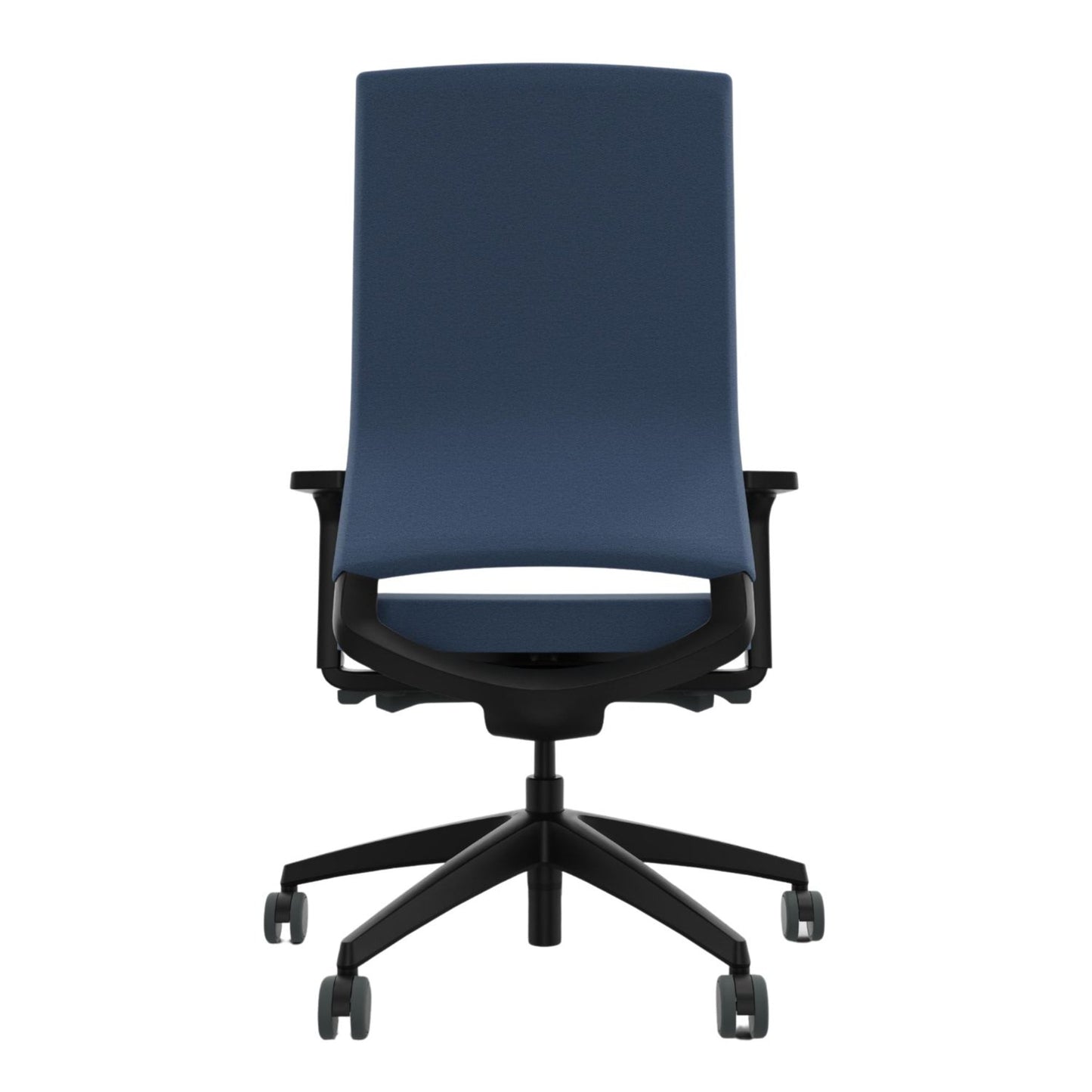 Sedus Bürodrehstuhl Quarterback 2 39-52cm Synchronmechanik Rolle weich gebremst (für Hartboden) Kunststoff blau