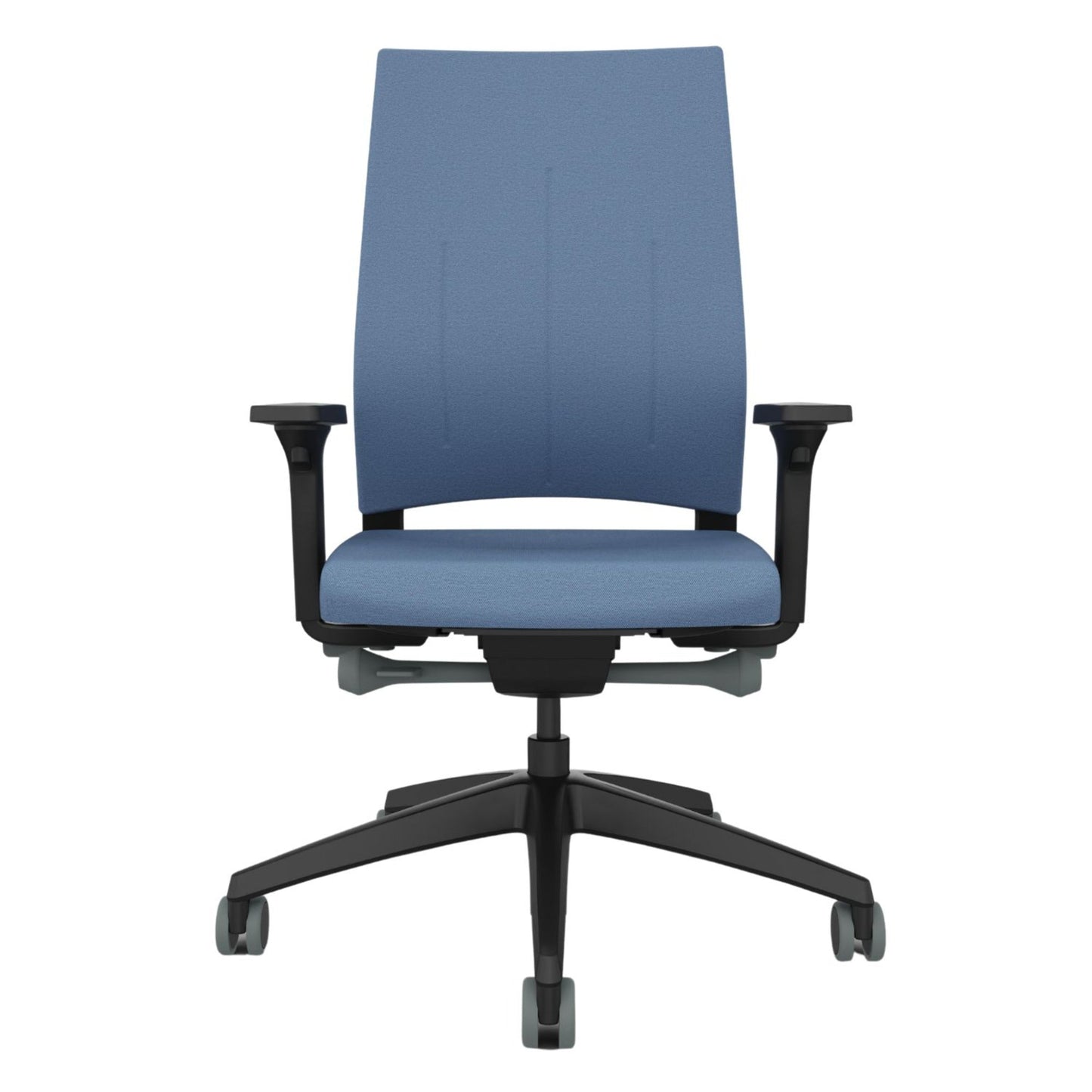 Sedus Bürodrehstuhl Quarterback 2 39-52cm Synchronmechanik Rolle weich gebremst (für Hartboden) Kunststoff blau