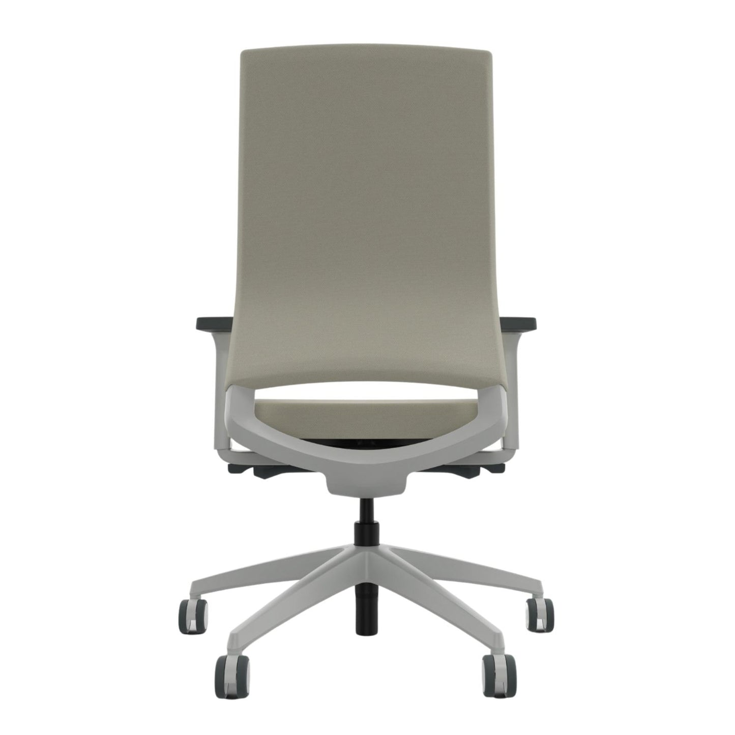 Sedus Bürodrehstuhl Quarterback 2 39-52cm Synchronmechanik Rolle weich gebremst (für Hartboden) Kunststoff creme