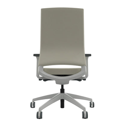 Sedus Bürodrehstuhl Quarterback 2 39-52cm Synchronmechanik Rolle weich gebremst (für Hartboden) Kunststoff creme