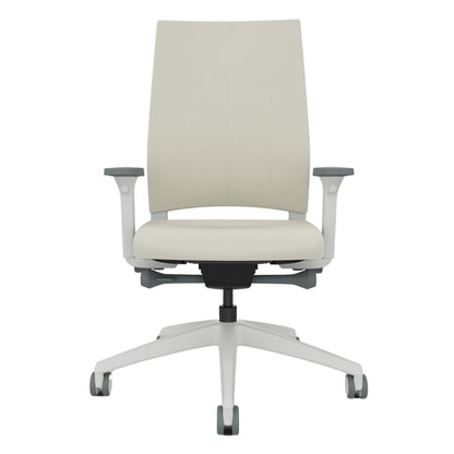 Sedus Bürodrehstuhl Quarterback 2 39-52cm Synchronmechanik Rolle weich gebremst (für Hartboden) Kunststoff creme