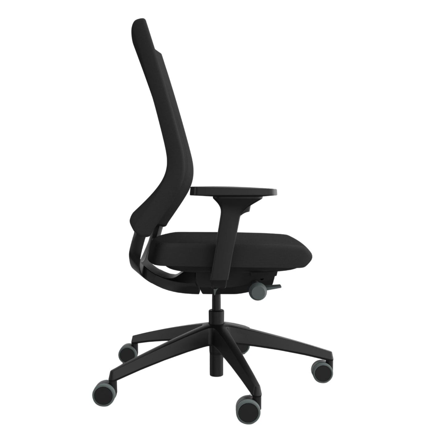 Sedus Bürodrehstuhl Quarterback 2 39-52cm Synchronmechanik Rolle weich gebremst (für Hartboden) Kunststoff schwarz