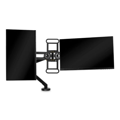 BakkerElkhuizen Erweiterungsarm Monitorschwenkarm Universal Crossbar Bakker Elkhuizen Monitorschwenkarme mit VESA-Standard 75 x 75 mm 2 x 4kg Aluminium/Stahl/Kunststoff, 66,8 % recycelt