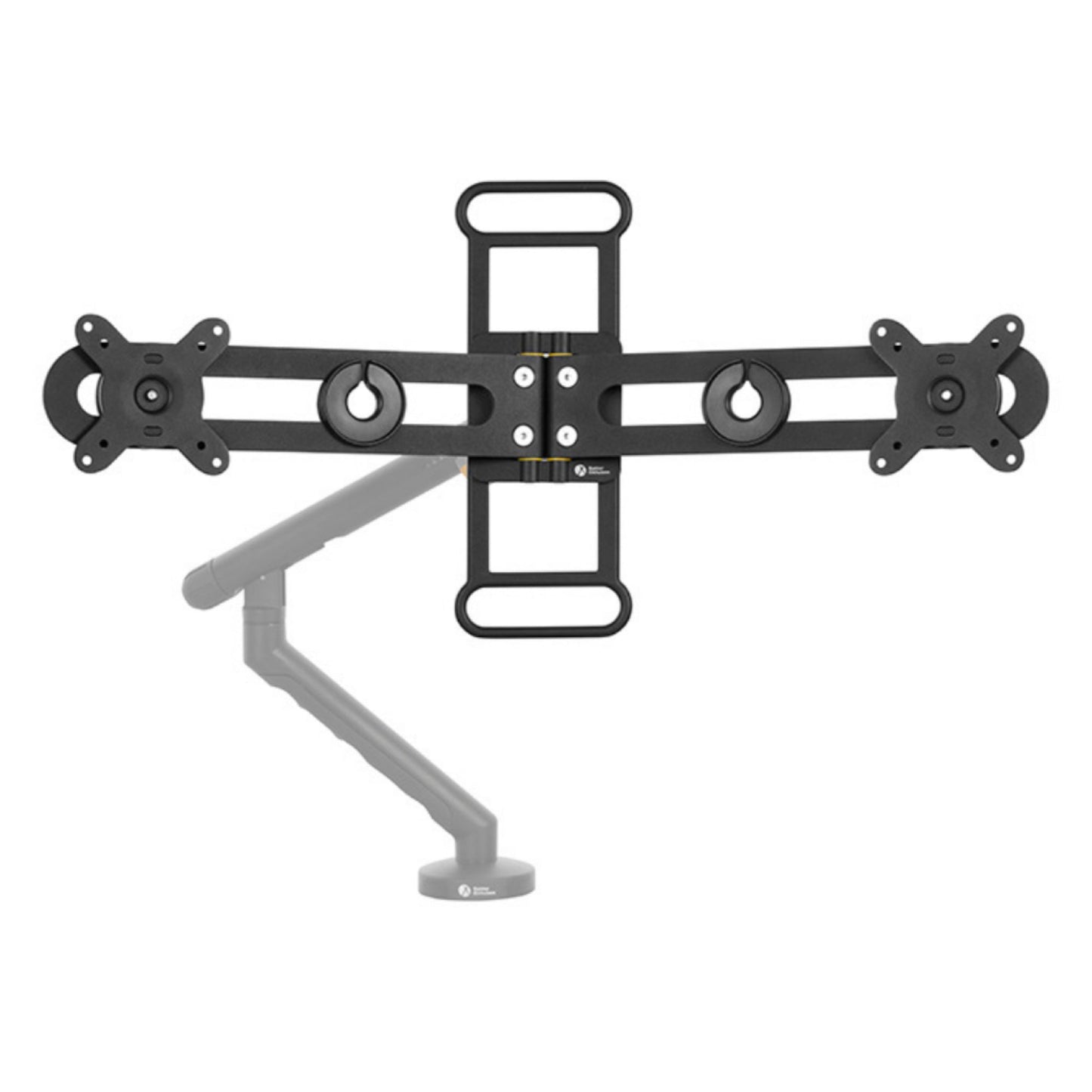 BakkerElkhuizen Erweiterungsarm Monitorschwenkarm Universal Crossbar Bakker Elkhuizen Monitorschwenkarme mit VESA-Standard 75 x 75 mm 2 x 4kg Aluminium/Stahl/Kunststoff, 66,8 % recycelt