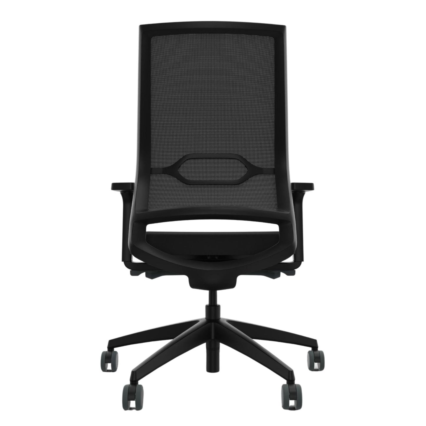 Sedus Bürodrehstuhl Quaterback 2 39-52cm Synchronmechanik Rolle weich gebremst (für Hartboden) Kunststoff schwarz