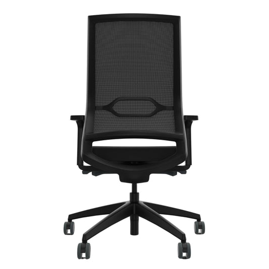 Sedus Bürodrehstuhl Quaterback 2 39-52cm Synchronmechanik Rolle weich gebremst (für Hartboden) Kunststoff schwarz