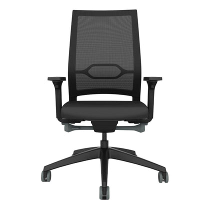 Sedus Bürodrehstuhl Quaterback 2 39-52cm Synchronmechanik Rolle weich gebremst (für Hartboden) Kunststoff schwarz