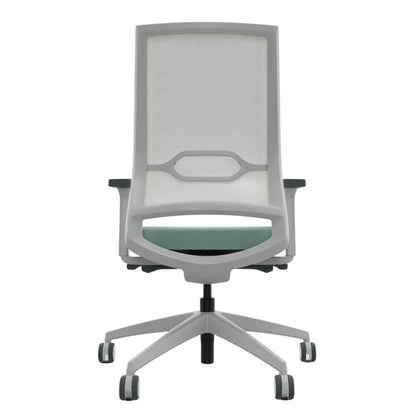 Sedus Bürodrehstuhl Quaterback 2 39-52cm Synchronmechanik Rolle weich gebremst (für Hartboden) Kunststoff