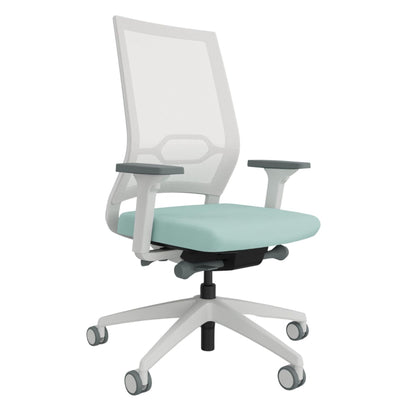 Sedus Bürodrehstuhl Quaterback 2 39-52cm Synchronmechanik Rolle weich gebremst (für Hartboden) Kunststoff