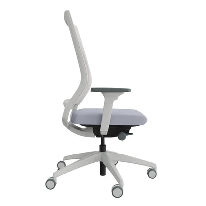 Sedus Bürodrehstuhl Quaterback 2 39-52cm Synchronmechanik Rolle weich gebremst (für Hartboden) Kunststoff