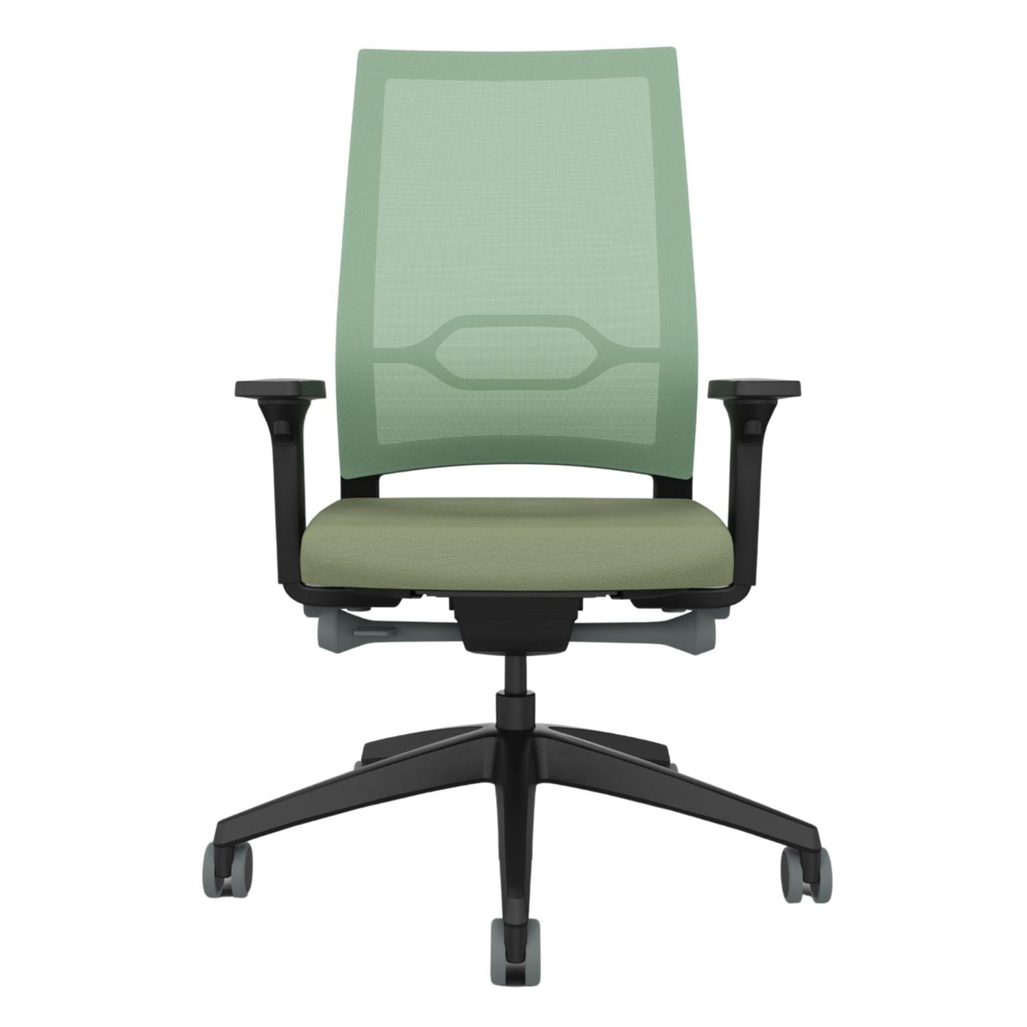 Sedus Bürodrehstuhl Quaterback 2 39-52cm Synchronmechanik Rolle weich gebremst (für Hartboden) Kunststoff grün