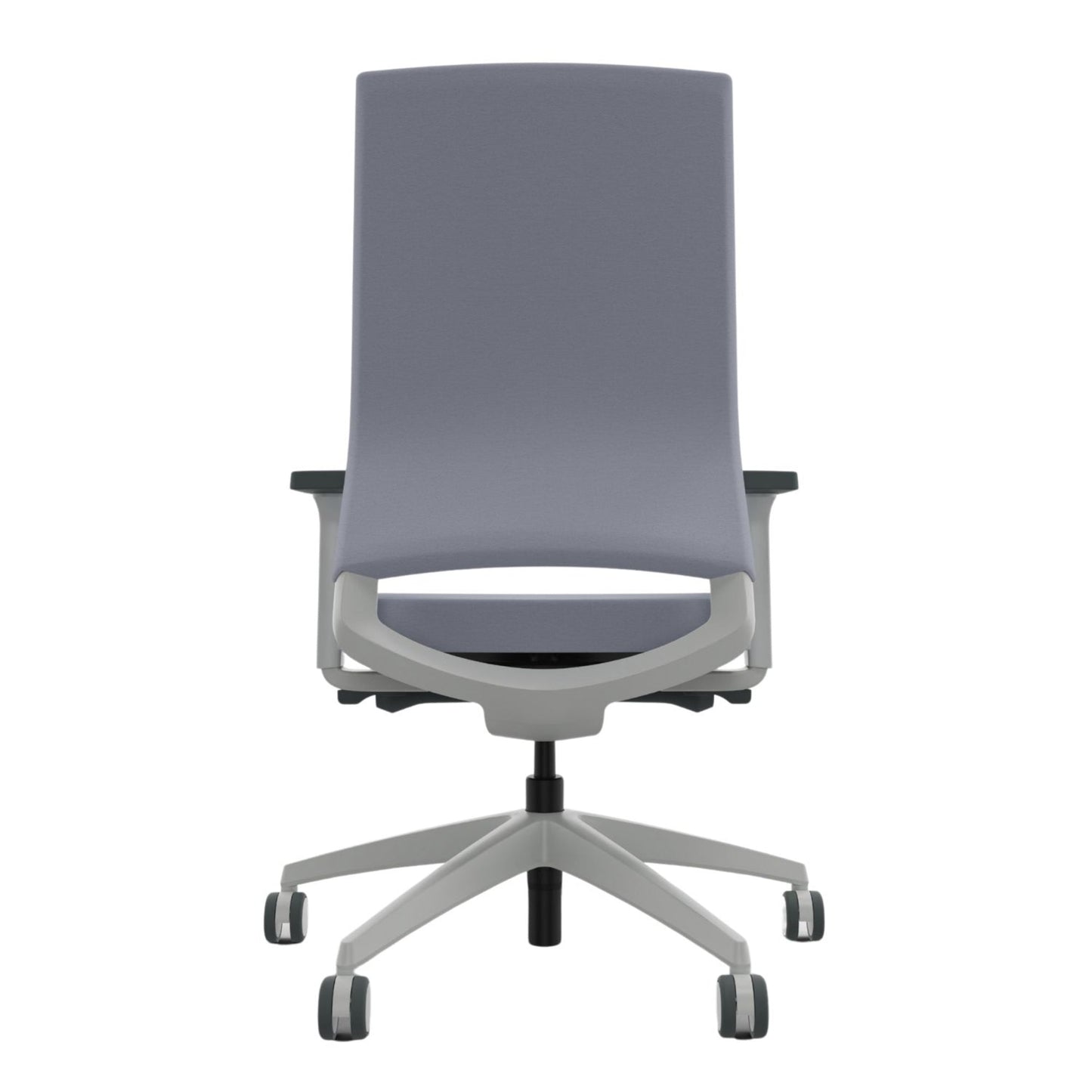 Sedus Bürodrehstuhl Quarterback 2 39-52cm Synchronmechanik Rolle weich gebremst (für Hartboden) Kunststoff hellgrau