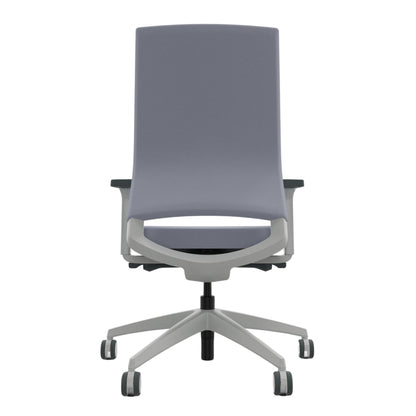 Sedus Bürodrehstuhl Quarterback 2 39-52cm Synchronmechanik Rolle weich gebremst (für Hartboden) Kunststoff hellgrau