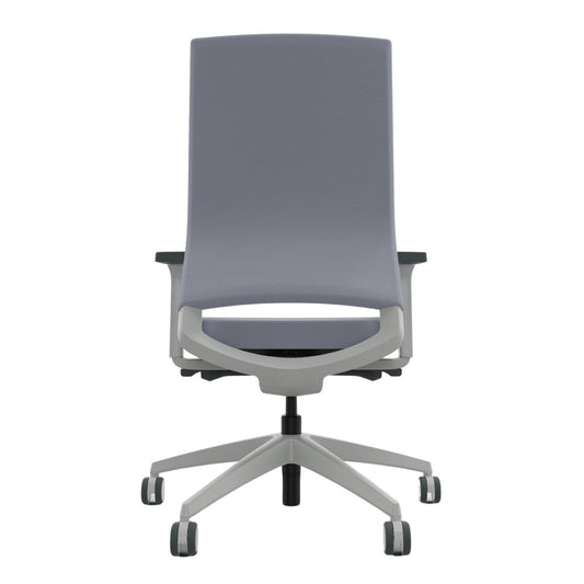 Sedus Bürodrehstuhl Quarterback 2 39-52cm Synchronmechanik Rolle weich gebremst (für Hartboden) Kunststoff hellgrau