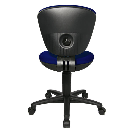 TOPSTAR Kinderdrehstuhl High Kid Rolle hart gebremst (für Teppichboden) Polyamid blau