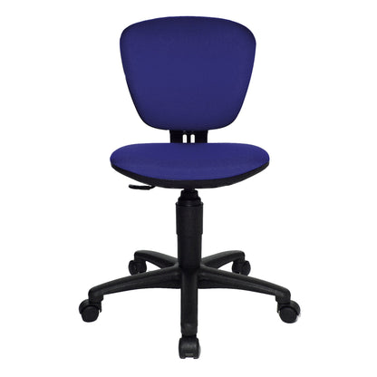 TOPSTAR Kinderdrehstuhl High Kid Rolle hart gebremst (für Teppichboden) Polyamid blau