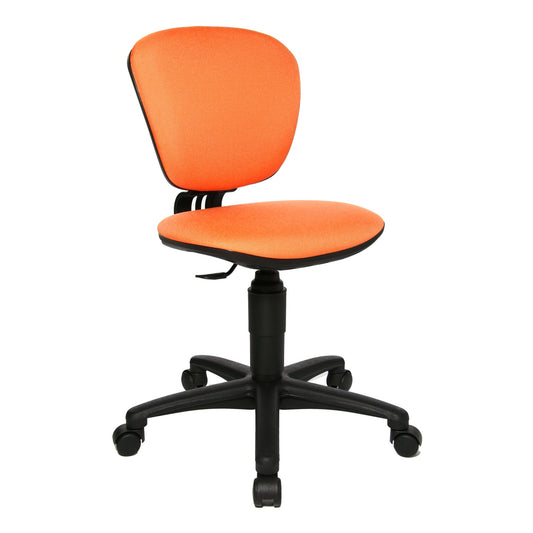 TOPSTAR Kinderdrehstuhl High Kid Rolle hart gebremst (für Teppichboden) Polyamid orange
