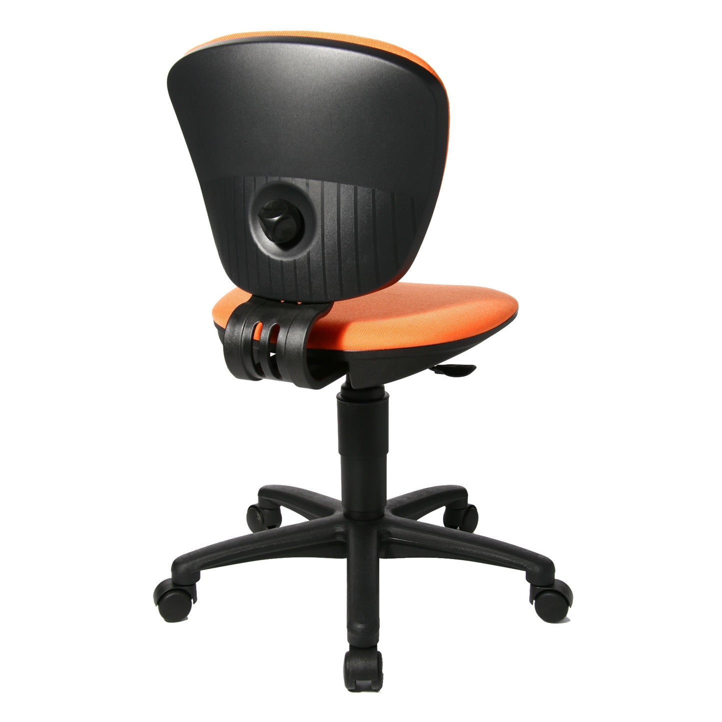 TOPSTAR Kinderdrehstuhl High Kid Rolle hart gebremst (für Teppichboden) Polyamid orange
