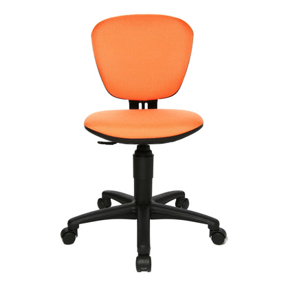 TOPSTAR Kinderdrehstuhl High Kid Rolle hart gebremst (für Teppichboden) Polyamid orange