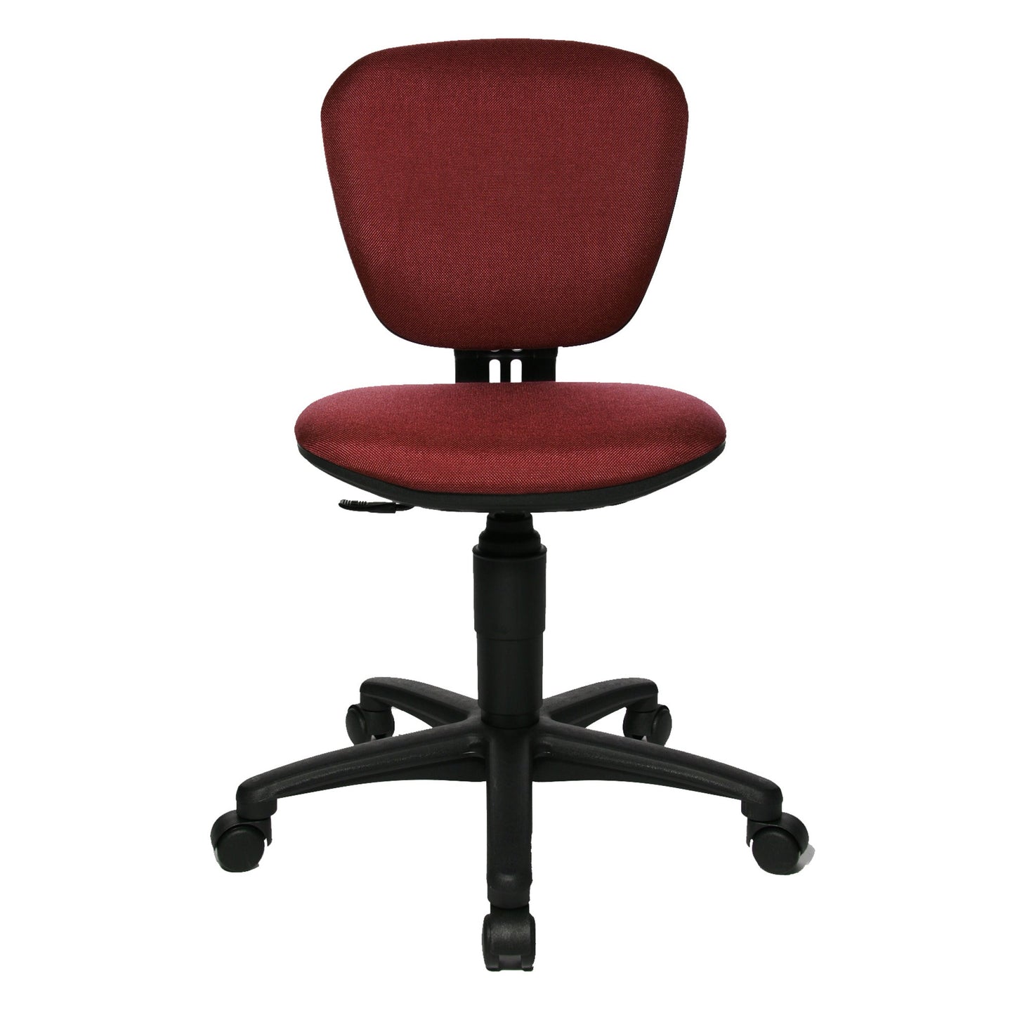 TOPSTAR Kinderdrehstuhl High Kid Rolle hart gebremst (für Teppichboden) Polyamid bordeaux