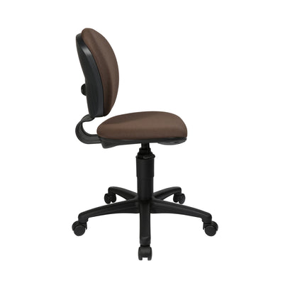 TOPSTAR Kinderdrehstuhl High Kid Rolle hart gebremst (für Teppichboden) Polyamid dunkelbraun