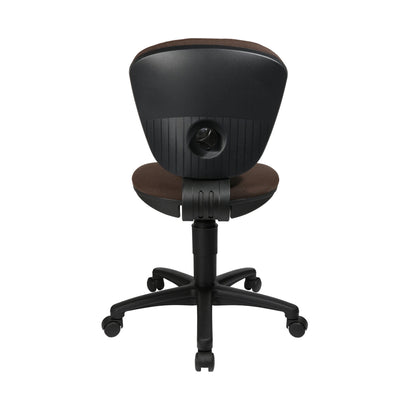 TOPSTAR Kinderdrehstuhl High Kid Rolle hart gebremst (für Teppichboden) Polyamid dunkelbraun