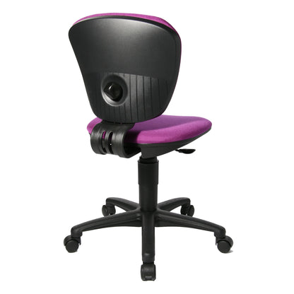 TOPSTAR Kinderdrehstuhl High Kid Rolle hart gebremst (für Teppichboden) Polyamid lila