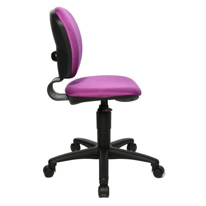 TOPSTAR Kinderdrehstuhl High Kid Rolle hart gebremst (für Teppichboden) Polyamid lila