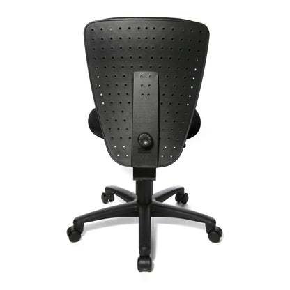 TOPSTAR Kinderdrehstuhl High S`cool® 3 Rolle hart gebremst (für Teppichboden) Polyamid schwarz