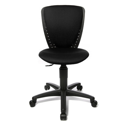 TOPSTAR Kinderdrehstuhl High S`cool® 3 Rolle hart gebremst (für Teppichboden) Polyamid schwarz