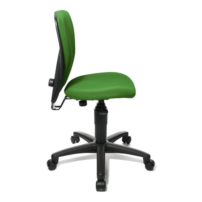 TOPSTAR Kinderdrehstuhl High S`cool® 3 Rolle hart gebremst (für Teppichboden) Polyamid petrolgrün