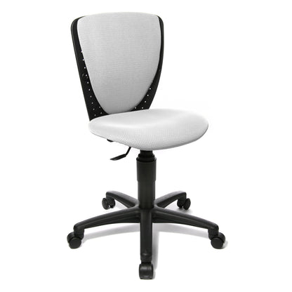TOPSTAR Kinderdrehstuhl High S`cool® 3 Rolle hart gebremst (für Teppichboden) Polyamid weiß