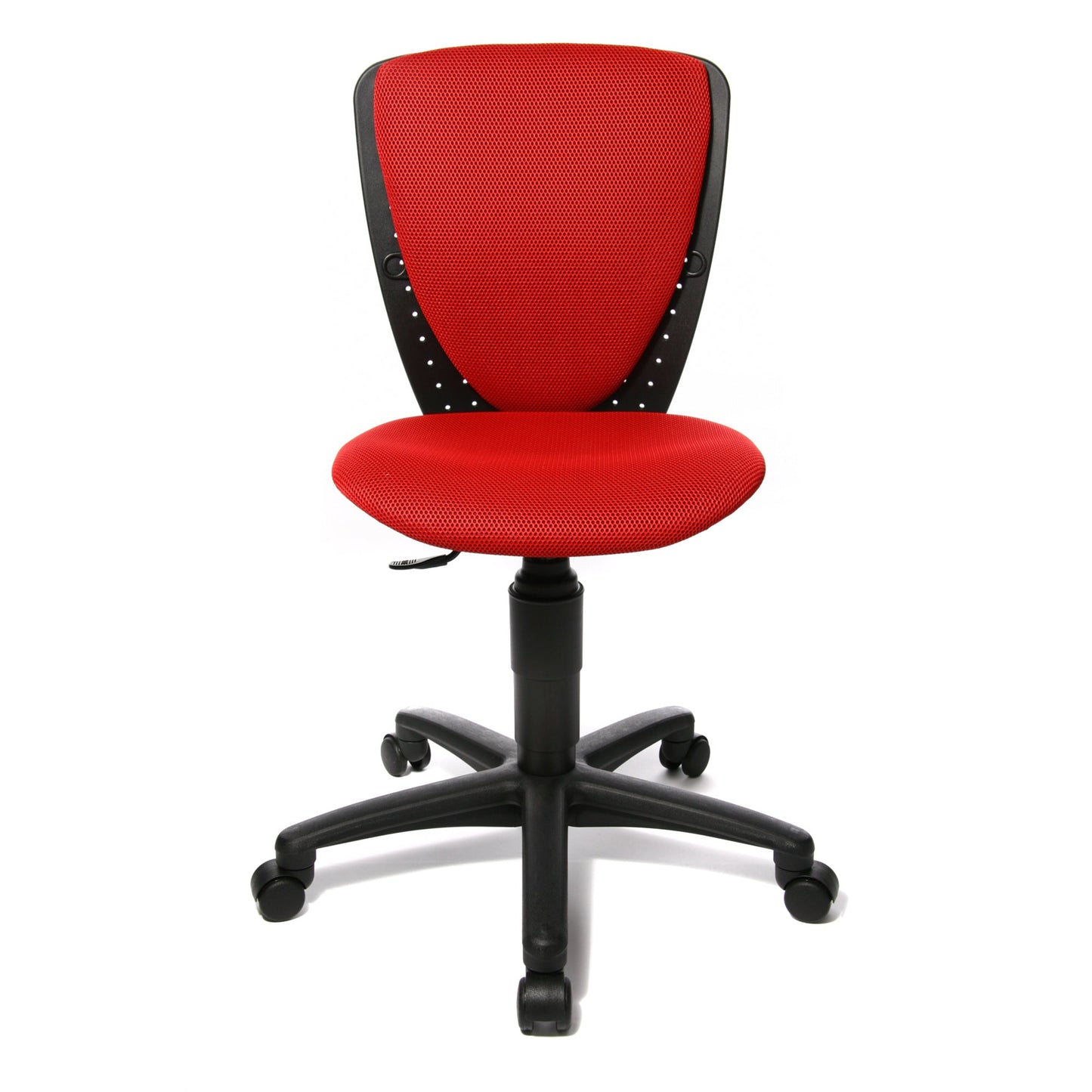 TOPSTAR Kinderdrehstuhl High S`cool® 3 Rolle hart gebremst (für Teppichboden) Polyamid rot