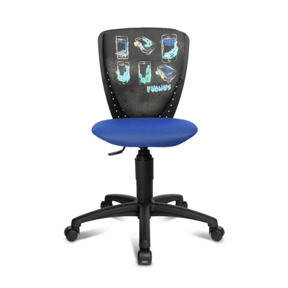 TOPSTAR Kinderdrehstuhl NIC Rolle hart gebremst (für Teppichboden) Polyamid mehrfarbig