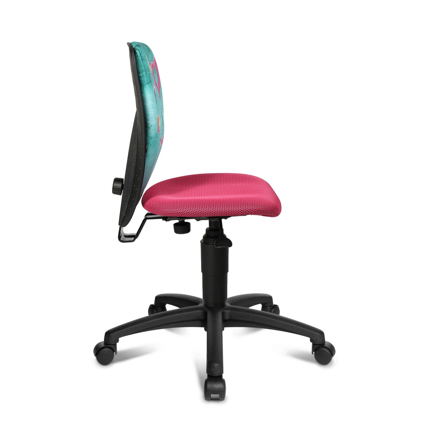 TOPSTAR Kinderdrehstuhl NIC Rolle hart gebremst (für Teppichboden) Polyamid mehrfarbig