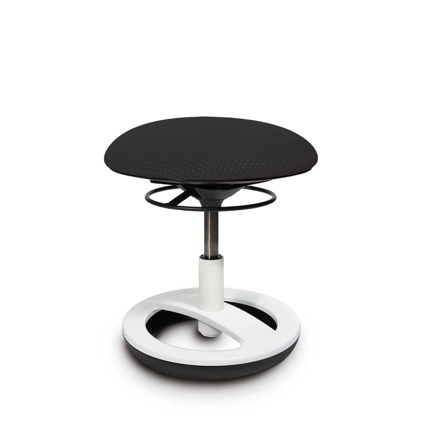 TOPSTAR Kindersitzhocker Sitness Bobby rund 100 % Polyester schwarz